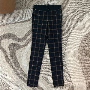 Pinkyotto Black and Tan Plaid Women's leggings
